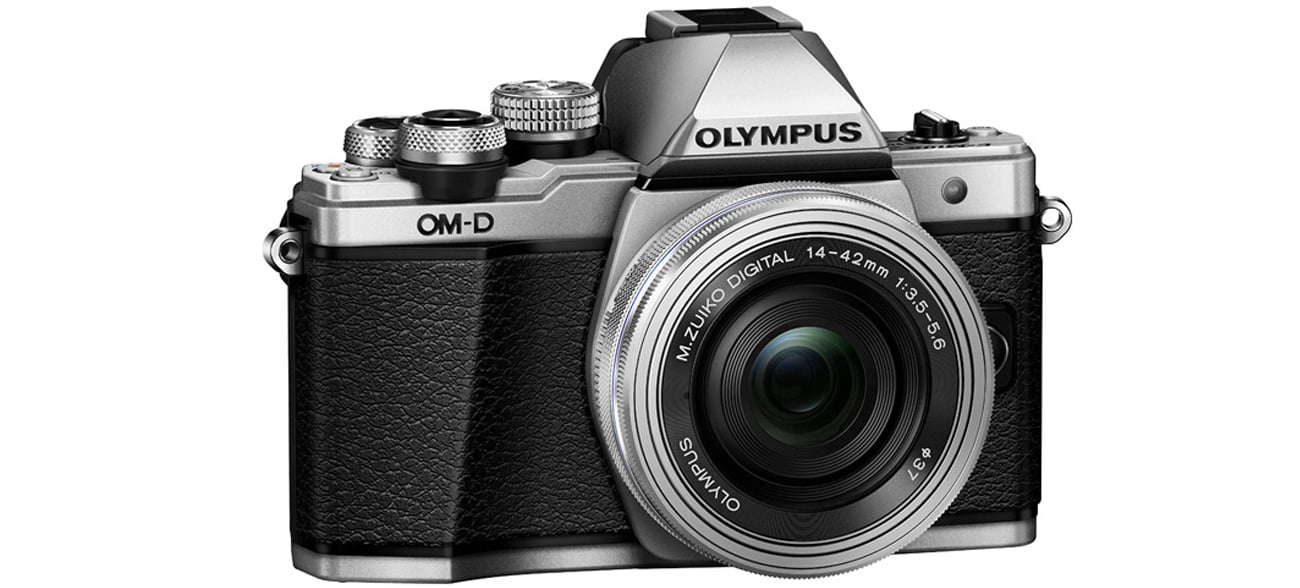 OLYMPUS E-M10 Mark II＋14-42mm EZ レンズ Olympus E-M10 Mark II srebrny + EZ-M 14-42 EZ